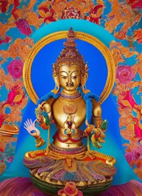 Gwaneumsaeng-do:  Ein faszinierendes Porträt der buddhistischen Bodhisattva und ihre mystische Aura!